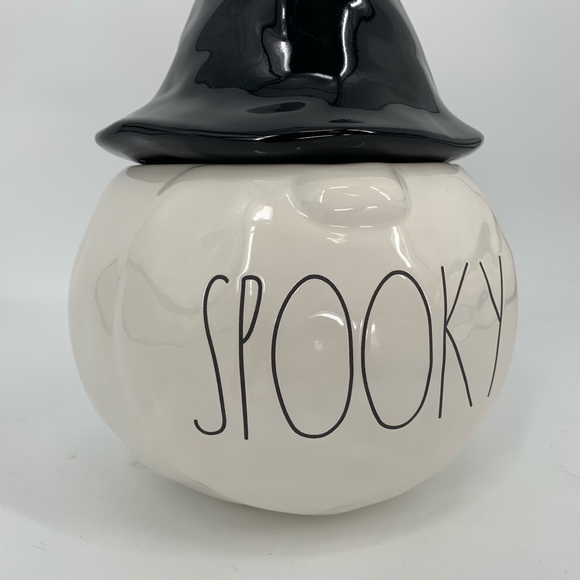 NEW Rae Dunn SPOOKY Gnome Canister Witch’s Hat - Picture 2 of 4